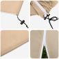 Preview: Frostschutzpflanzenfleeceabdeckungen 3 pcs Beige 2,4 x 2 m