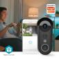 Preview: SmartLife Video-Türsprechanlage | Trafo | Full HD 1080p | Cloud Storage (optional) / microSD (not enthalten) / Onvif | IP54 | mit Bewegungssensor | Nachtsicht | Schwarz