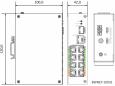 Preview: Burg Guard BWnet-10931 BURG-GUARD Gigabit, 10-Port,8x PoE af/at,max.150W, 10x 10/100/1000 Mbit Switch, 2x Uplink Port ( 579732 )