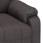Preview: Massagesessel Elektrisch Dunkelbraun Stoff