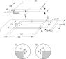 Preview: Gorenje GI6442BSCE Autarkes Induktionskochfeld, 59 cm breit, PowerBoost, Timer, TouchControl, Kindersicherung, Schwarz, Seitlich geschliffen