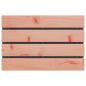 Preview: Gartenbank Anthrazit 60 x 40 x 43 cm Stahl