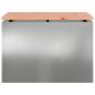 Preview: Gartenbank Silber 60 x 40 x 43 cm Verzinkter Stahl
