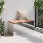 Preview: Gartenbank Silber 80 x 40 x 43 cm Edelstahl
