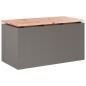 Preview: Gartenbank Rostig 80 x 40 x 43 cm Wetterfeststahl