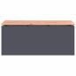 Preview: Gartenbank Anthrazit 100 x 40 x 43 cm Stahl