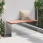 Preview: Gartenbank Silber 100 x 40 x 43 cm Verzinkter Stahl