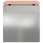 Preview: Gartenbank Silber 40 x 40 x 43 cm Verzinkter Stahl