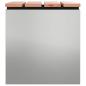 Preview: Gartenbank Silber 40 x 40 x 43 cm Verzinkter Stahl