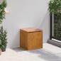 Preview: Gartenbank Rostig 40 x 40 x 43 cm Wetterfeststahl