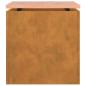 Preview: Gartenbank Rostig 40 x 40 x 43 cm Wetterfeststahl