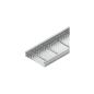 Preview: ARDEBO.de Niedax WRL 105.400 Weitspannkabelrinne, 105x400x6000 mm, t=1,5mm, gelocht, Stahl, bandverzinkt