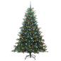 Preview: Künstlicher Weihnachtsbaum mit 300 LEDs mit Ständer Grün 180 cm