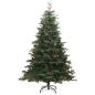 Preview: Künstlicher Weihnachtsbaum mit 300 LEDs mit Ständer Grün 180 cm