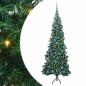 Preview: Eckiger künstlicher Weihnachtsbaum Grün 180 cm PVC und Metall