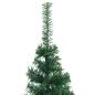 Preview: Eckiger künstlicher Weihnachtsbaum Grün 180 cm PVC und Metall