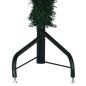 Preview: Eckiger künstlicher Weihnachtsbaum Grün 180 cm PVC und Metall