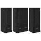 Preview: Sideboard 3 pcs Schwarz Eichen-Optik Holzwerkstoff