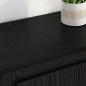 Preview: Sideboard 3 pcs Schwarz Eichen-Optik Holzwerkstoff