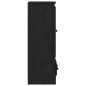 Preview: Sideboard 3 pcs Schwarz Eichen-Optik Holzwerkstoff
