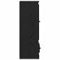 Preview: Sideboard 3 pcs Schwarz Eichen-Optik Holzwerkstoff