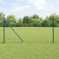 Preview: ARDEBO.de - Zaun mit Pfosten Grün 1,4 x 25 m PVC-beschichteter Stahl