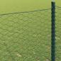 Preview: Hexagonzaun Grün 1,4 x 25 m Stahl