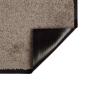 Preview: Fußmatte Beige 60 x 40 x 1,2 cm Teddystoff