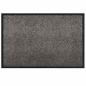 Preview: Fußmatte Hellgrau 40 x 60 cm Teddystoff
