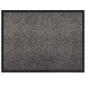Preview: Fußmatte Hellgrau 60 x 80 cm Teddystoff