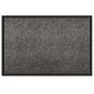Preview: Fußmatte Hellgrau 80 x 120 cm Teddystoff