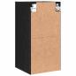 Preview: Hängeschrank Riga Schwarz Eichen-Optik 30 x 29,5 x 60 cm