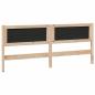Preview: Kopfteil Sonstiges Braun 180 cm Massivholz Kiefer