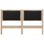 Preview: Kopfteil Sonstiges Braun 150 cm Massivholz Kiefer