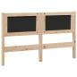 Preview: Kopfteil Sonstiges Braun 150 cm Massivholz Kiefer