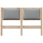 Preview: Kopfteil Braun Massivholz Kiefer
