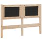 Preview: Kopfteil Sonstiges Braun 120 cm Massivholz Kiefer