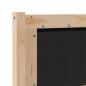 Preview: Kopfteil Sonstiges Braun 120 cm Massivholz Kiefer
