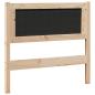 Preview: Kopfteil Sonstiges Braun 100 cm Massivholz Kiefer