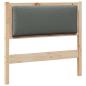 Preview: Kopfteil Sonstiges Braun 90 cm Massivholz Kiefer
