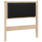 Preview: Kopfteil Sonstiges Braun 80 cm Massivholz Kiefer