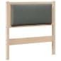 Preview: Kopfteil Sonstiges Braun 75 cm Massivholz Kiefer