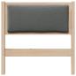 Preview: Kopfteil Sonstiges Braun 75 cm Massivholz Kiefer
