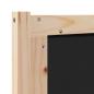 Preview: Kopfteil Sonstiges Braun und hellgrau 80 cm Massivholz Kiefer