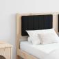 Preview: ARDEBO.de - Gepolstertes Kopfteil Braun 140 cm Massivholz Kiefer und Stoff