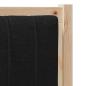 Preview: Gepolstertes Kopfteil Braun 80 cm Massives Kiefernholz