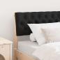 Preview: ARDEBO.de - Gepolstertes Kopfteil Schwarz 90 cm Massives Kiefernholz