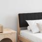 Preview: ARDEBO.de - Gepolstertes Kopfteil Schwarz 180 cm Massives Kiefernholz