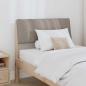 Preview: Gepolstertes Kopfteil Taupe 75 cm Massives Kiefernholz