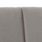 Preview: Gepolstertes Kopfteil Taupe 160 cm Massives Kiefernholz